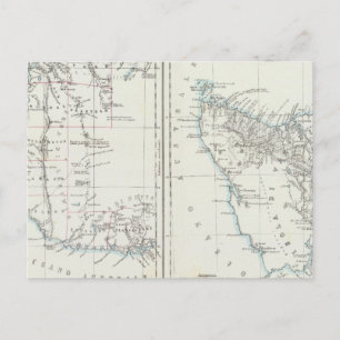Postal Australia Occidental y Tasmania