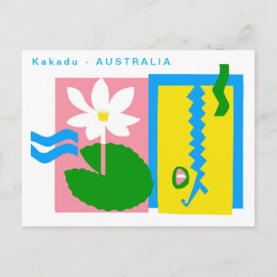 Postal Australia - Parque nacional Kakadu - Postcard
