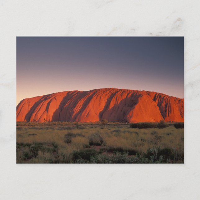 Postal Australia, Parque Nacional Uluru. Uluru o (Anverso)