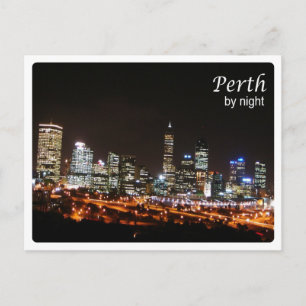 Postal Australia - Perth - De noche -