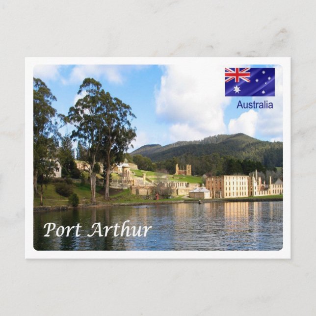 Postal Australia - Port Arthur - (Anverso)