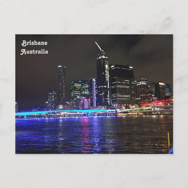 Postal Australia, río Brisbane, Brisbane, Queensland (A) (Anverso)