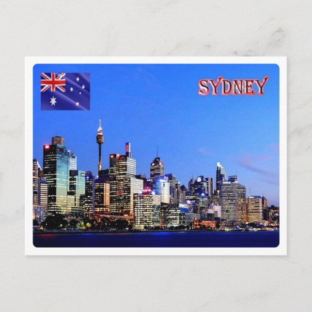Postal Australia - Sidney - Skyline (Anverso)