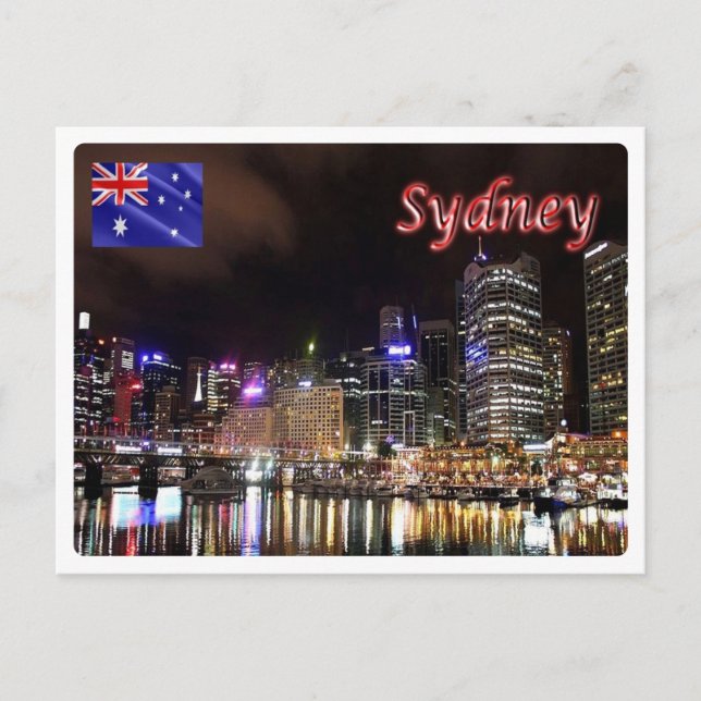 Postal Australia - Sydney - Darling Harbor - (Anverso)