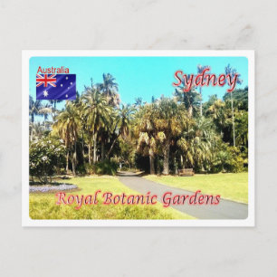 Postal Australia - Sydney - Jardín Botánico Real -