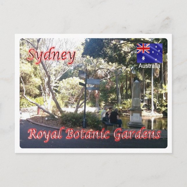 Postal Australia - Sydney - Jardín Botánico Real - (Anverso)
