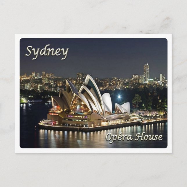 Postal Australia - Sydney - Ópera - (Anverso)