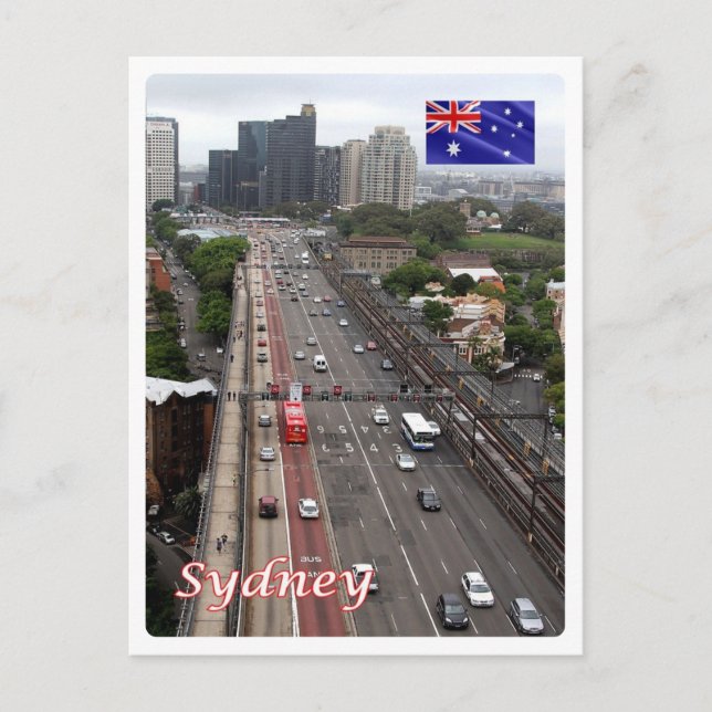 Postal Australia - Sydney - Puente Harbour - (Anverso)