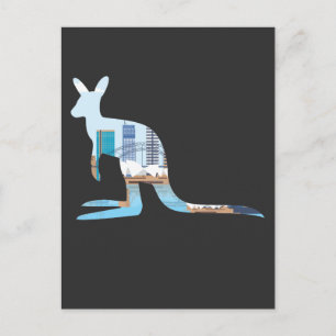 Postal Australia Sydney Skyline Adventure kangaro Travel