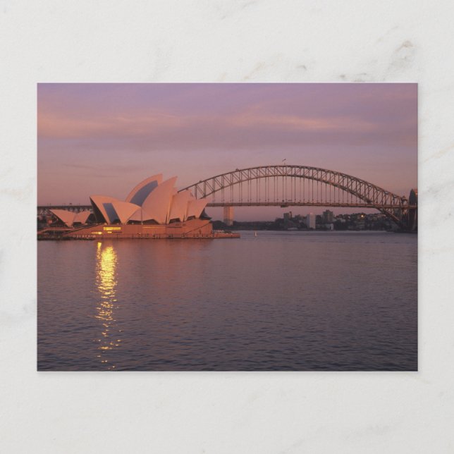 Postal Australia, Sydney, Sydney Opera House construida (Anverso)