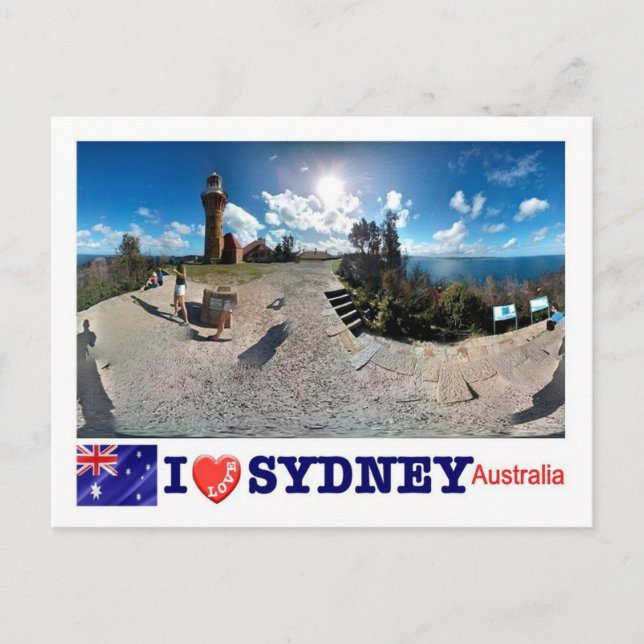 Postal Australia - Sydney - Te Amo - (Anverso)