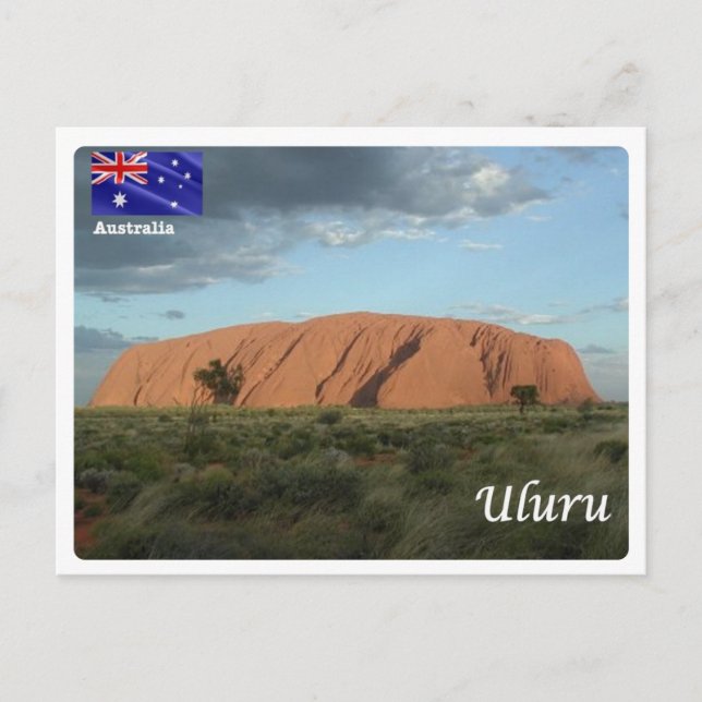 Postal Australia - Uluru - (Anverso)