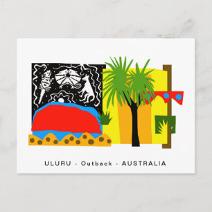 Postal Australia - ULURU - Desierto al aire libre
