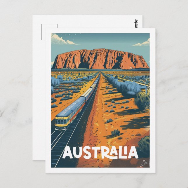 Postal Australia Vintage Famous Travel Place (Anverso / Reverso)