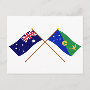 Postal Australia y la isla de los Navidades cruzan bander