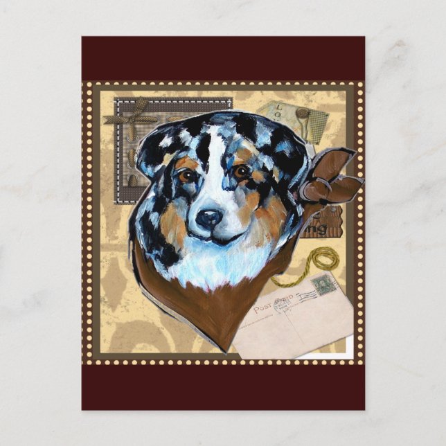 POSTAL AUSTRALIAN SHEPHERD (Anverso)