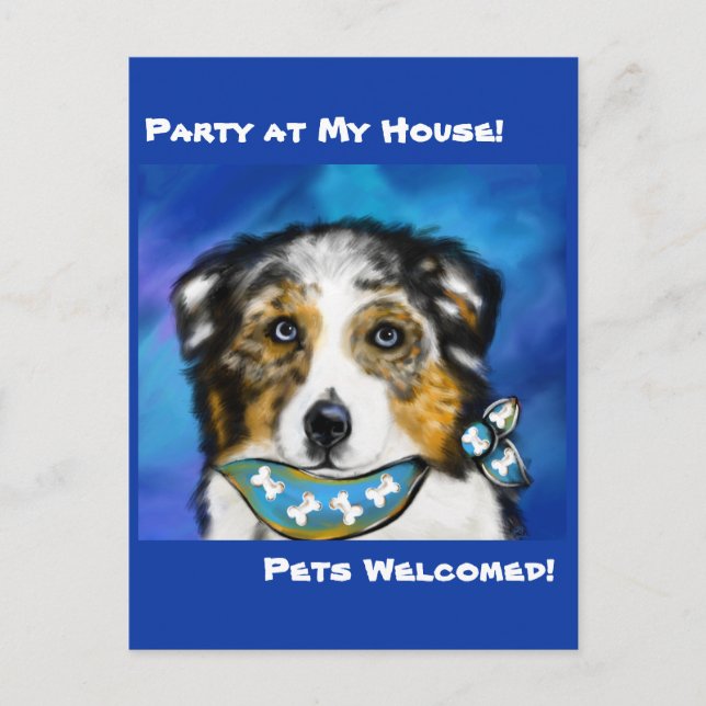 POSTAL AUSTRALIAN SHEPHERD (Anverso)