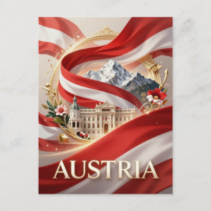 Postal Austria Alpino Patrimonio de Viena