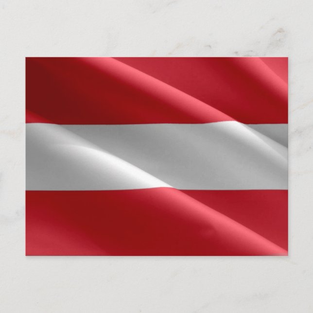 Postal Austria - Austrian Flag - (Anverso)