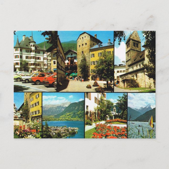 Postal Austria, Berstadt, Zell am Zee, Salzburgo (Anverso)