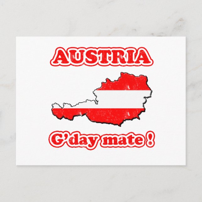 Postal Austria - ¡Compañero del G'day! (Anverso)