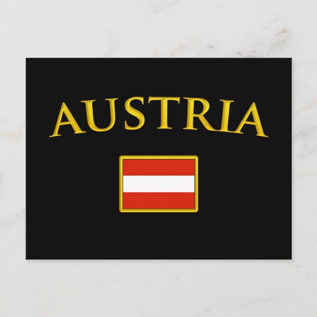 Postal Austria Dorada (Anverso)