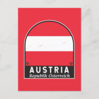 Austria Flag Emblem Molestias Vintage