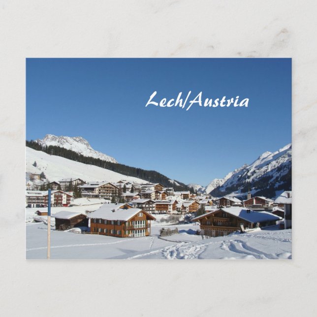 Postal Austria Lech am Arlberg Vorarlberg (Anverso)