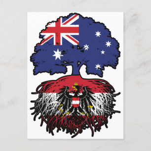Postal Austria Raíces austríacas de árboles australianos