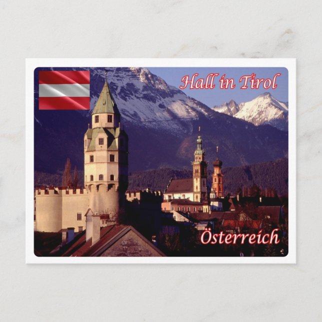 Postal Austria - Salón en Tirol - (Anverso)