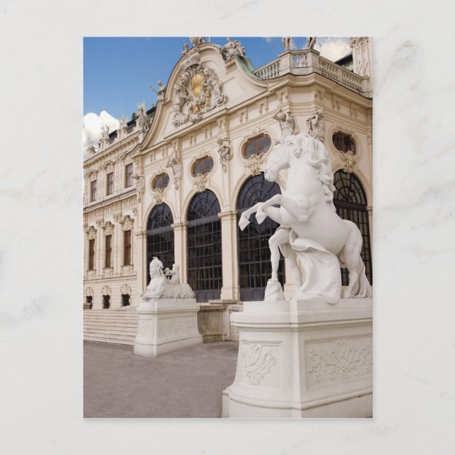 Postal Austria, Viena, Palacios Belvedere, Superior (Anverso)
