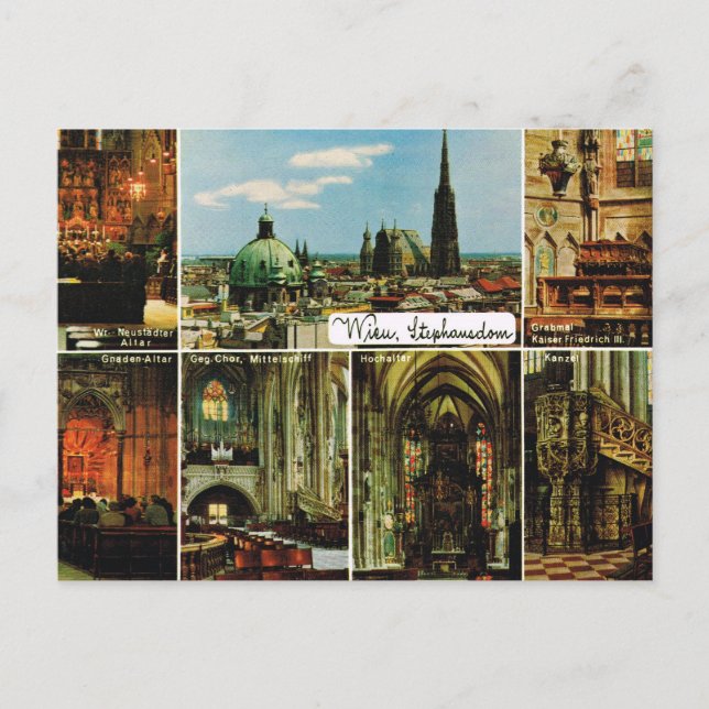 Postal Austria, Viena, Viena, StephansDom (Anverso)