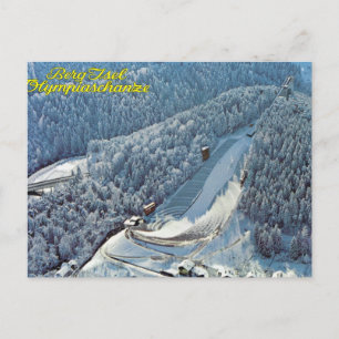 Postal Austria Vintage, Isla Berg, Salto Olímpico de Esqu
