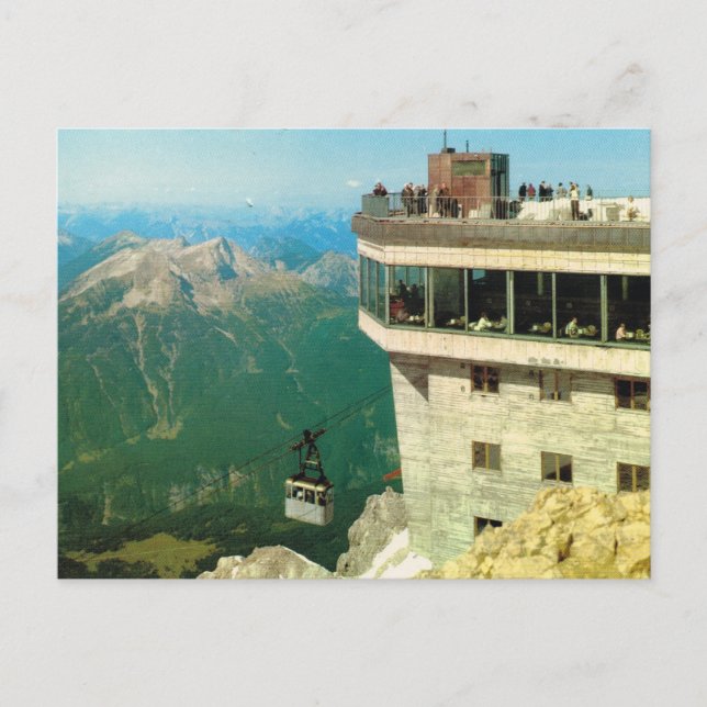 Postal Austria vintage, Zugspitz (Anverso)
