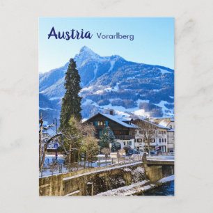 Postal Austria Vorarlberg en invierno
