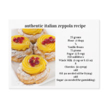 Auténtica receta italiana de Zeppola