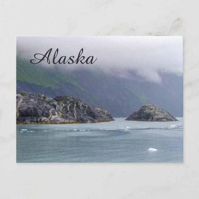 Postal Auténticos recuerdos de Alaska (Anverso)