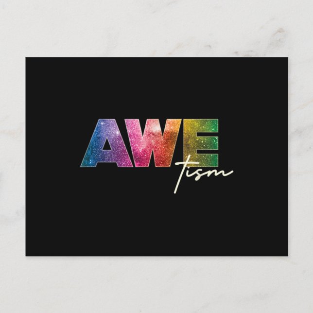 Postal Autism Awareness Autism Spectrum Neurodiverse Spac (Anverso)