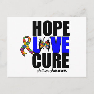 Postal Autism Hope Love Cure (v.1)