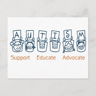 Postal Autismo: Apoyar a Educar a Advocate
