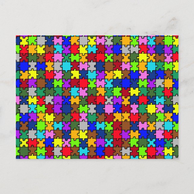 Postal Autismo jigsaw (Anverso)