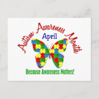 AUTISMO SENSIBILIZACIÓN MES APRIL Puzzle Butterfly