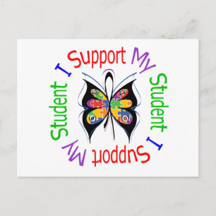 Postal Autismo Yo Apoyo A Mi Estudiante