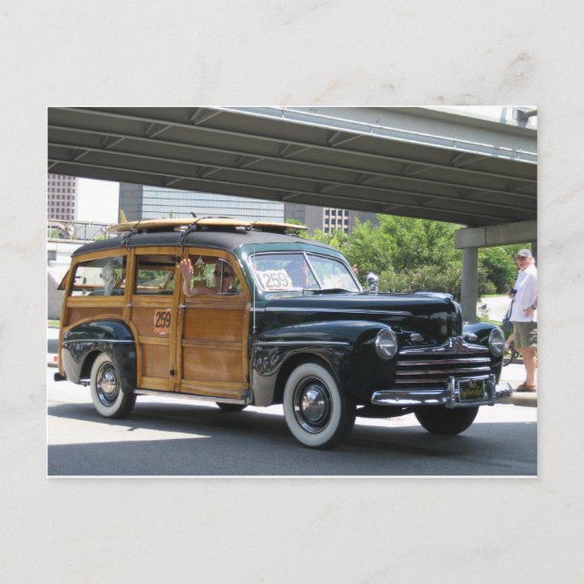 Postal auto antiguo (Anverso)