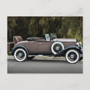 Postal Auto antiguo de Mint