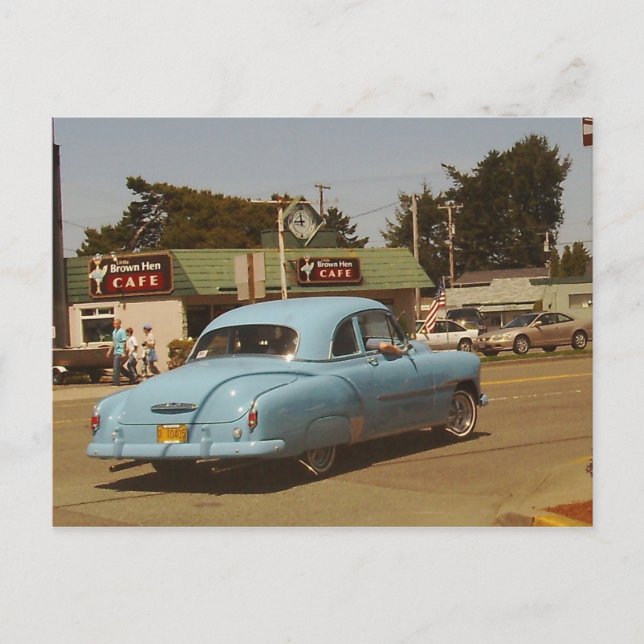 Postal Auto clásico (Anverso)