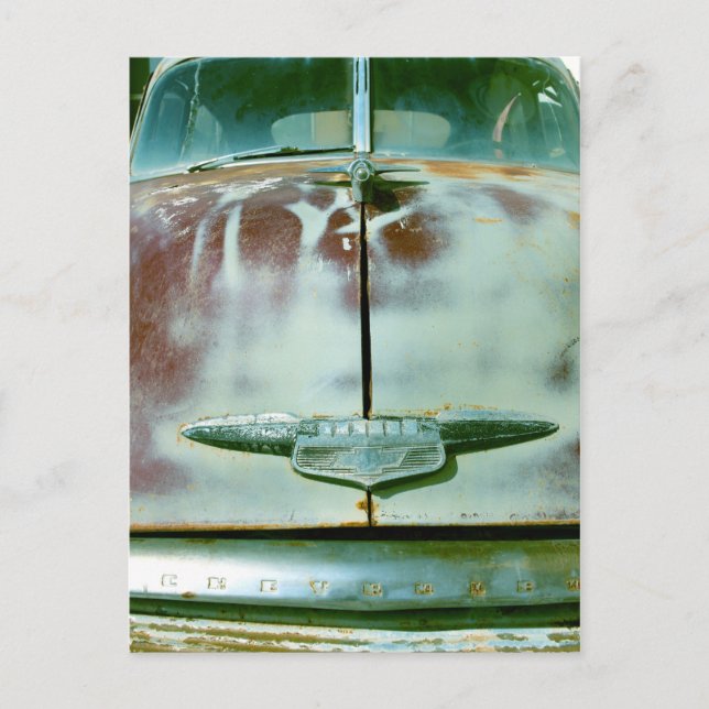 Postal Auto clásico de vintage (Anverso)