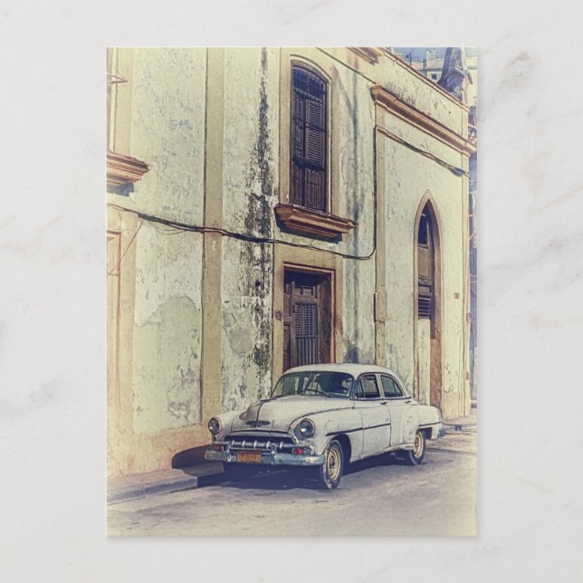 Postal Auto clásico vintage (Anverso)