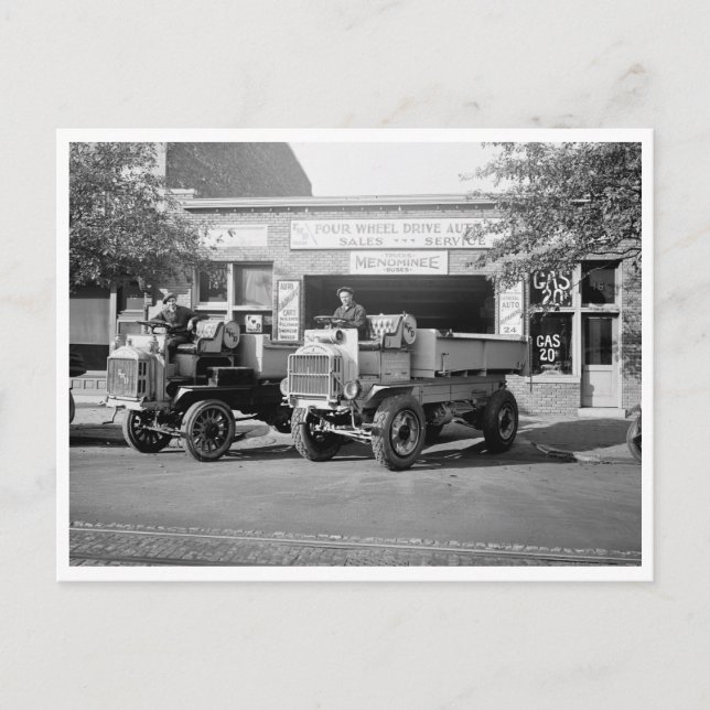 Postal Auto Co de 4 ruedas. (Anverso)