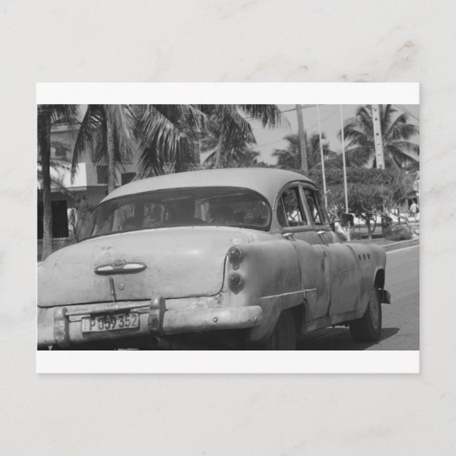 Postal Auto de Cuba (Anverso)